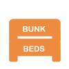 Bunk bed(s) - sleeps 2 Bunk bed(s) - sleeps 2