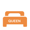 Queen size bed(s) Queen size bed(s)