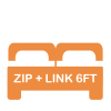 Zip and link bed(s) 6ft across Zip and link bed(s) 6ft across